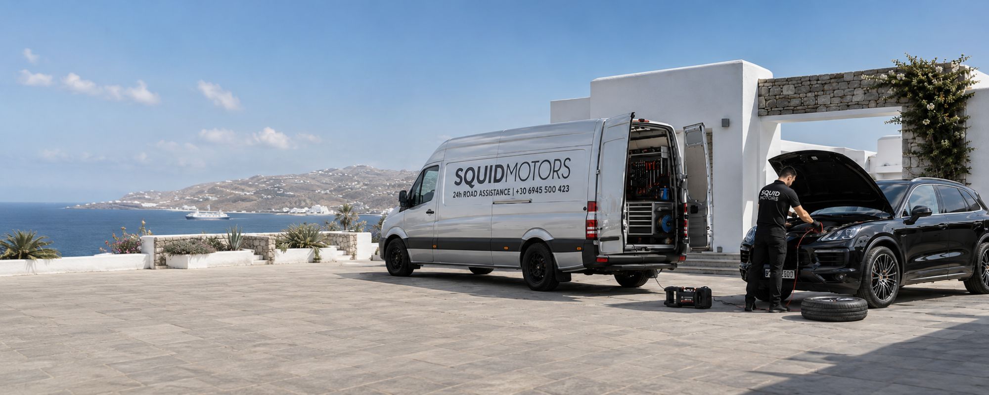 Mobile squid-motors